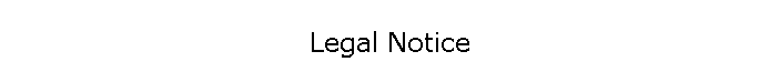 Legal Notice